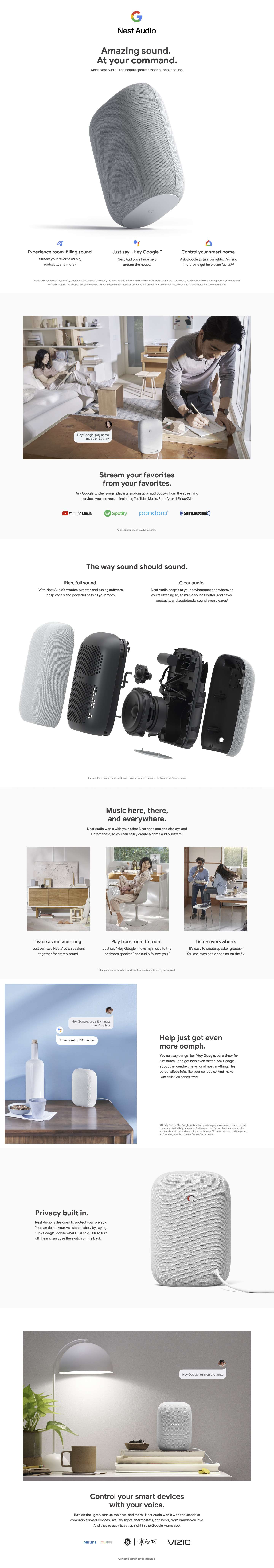 Smart Speakers & Home Audio Systems - Google Store