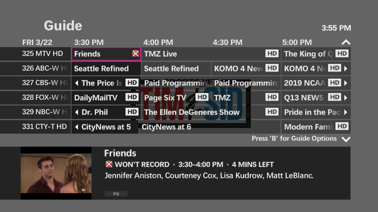 Fixing a recording conflict on maxTV PVR Support SaskTel