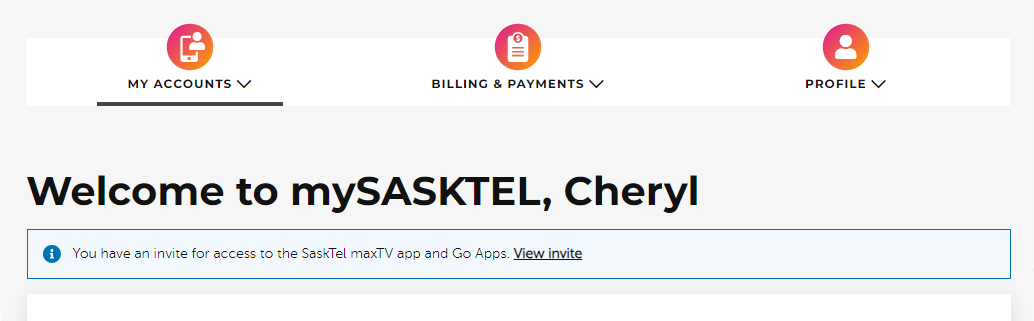 TV, SaskTel maxTV app