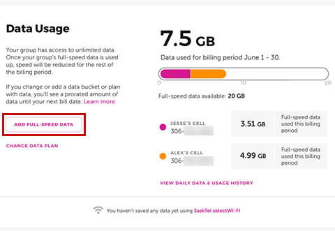 sasktel family cell plan