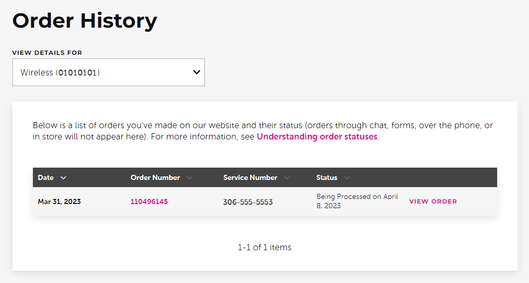 Is your  order history not showing?