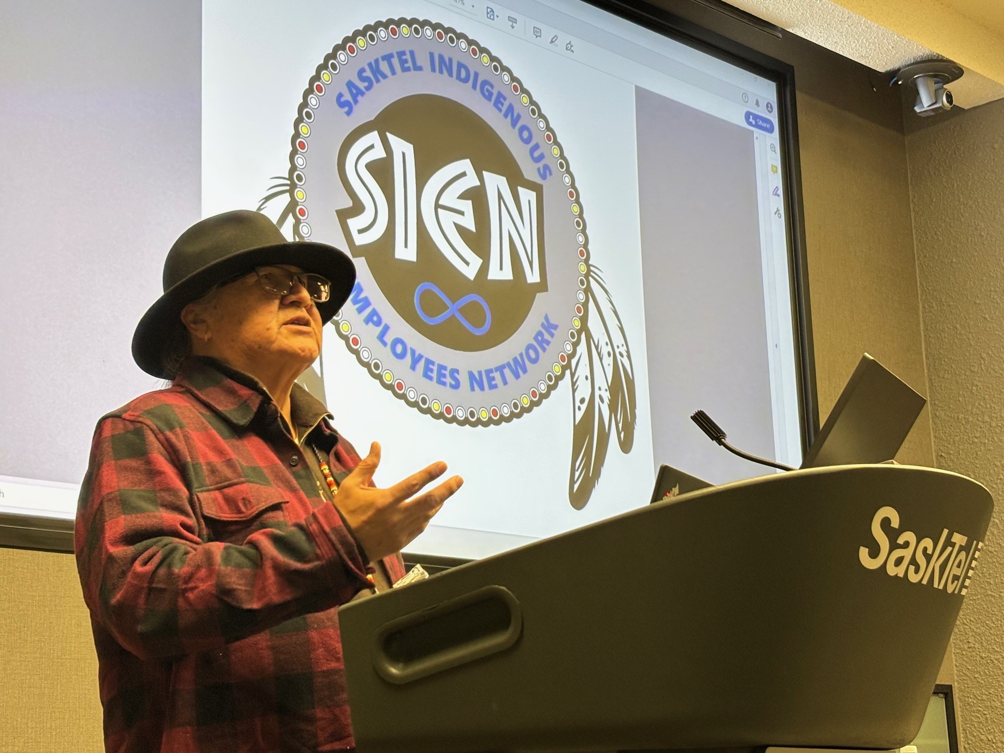 SaskTel Lunch And Learn with Dennis Omeasoo